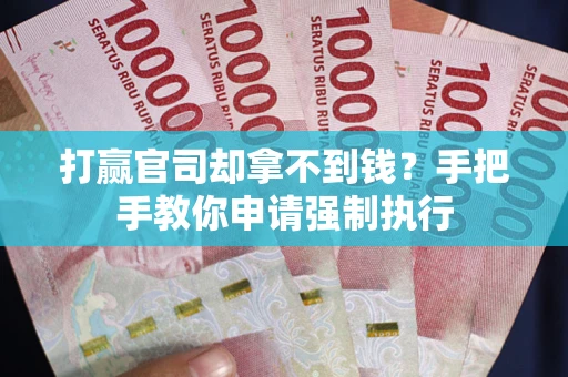 武汉打赢官司却拿不到钱？手把手教你申请强制执行