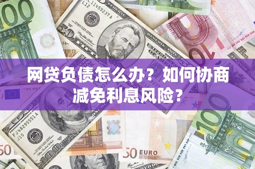 武汉网贷负债怎么办？如何协商减免利息风险？