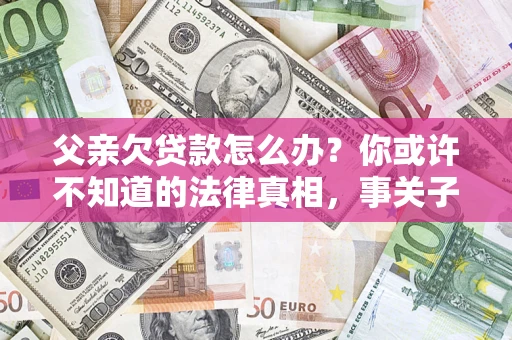 武汉父亲欠贷款怎么办？你或许不知道的法律真相，事关子女未来