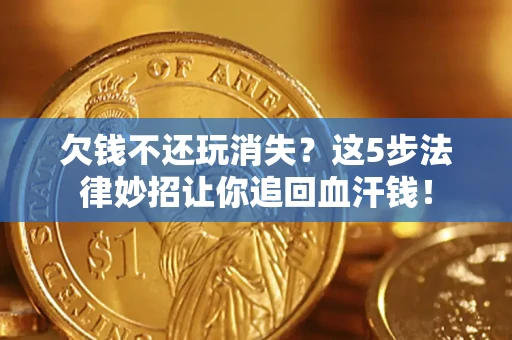武汉欠钱不还玩消失？这5步法律妙招让你追回血汗钱！