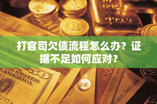 武汉打官司欠债流程怎么办？证据不足如何应对？
