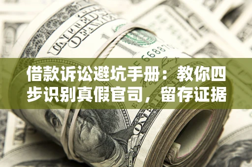 武汉借款诉讼避坑手册：教你四步识别真假官司，留存证据不踩雷