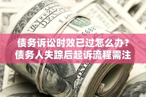 武汉债务诉讼时效已过怎么办？债务人失踪后起诉流程需注意什么？