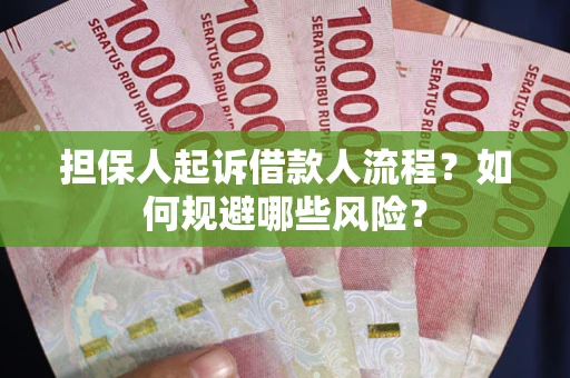 武汉担保人起诉借款人流程？如何规避哪些风险？
