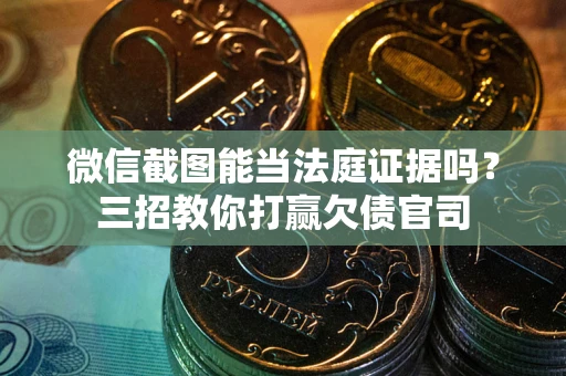 武汉微信截图能当法庭证据吗？三招教你打赢欠债官司